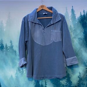 WRAP London Blue tunic blouse top